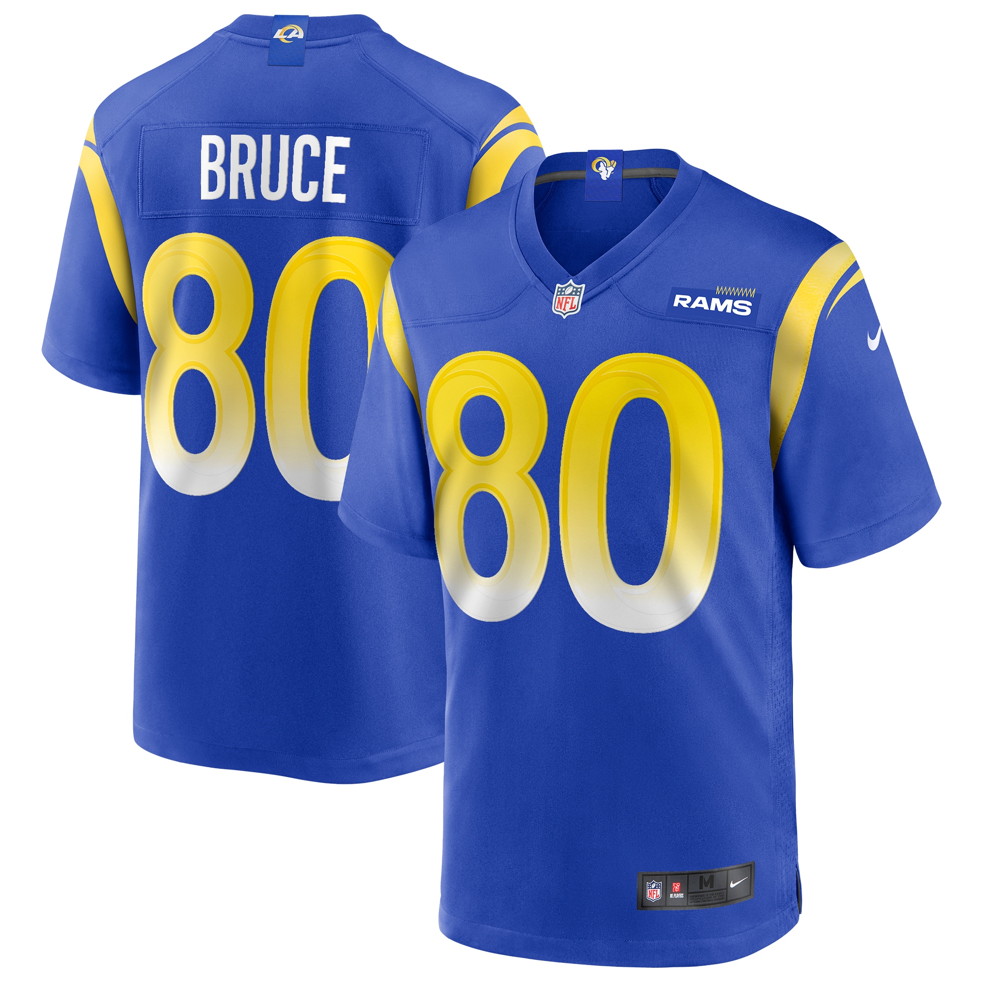 isaac bruce los angeles rams nike game retired player jersey royal clowdercats unqzk.jpg