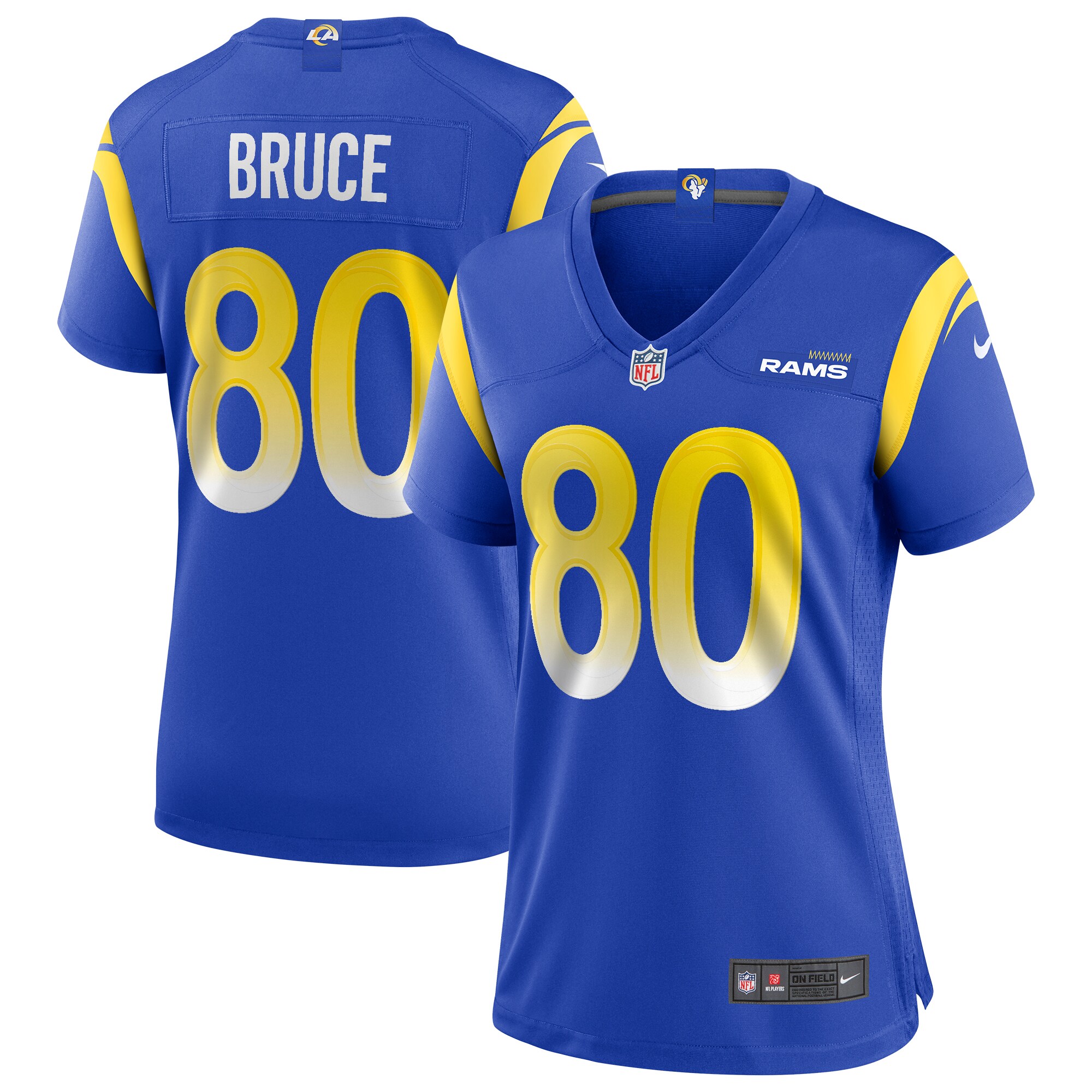 isaac bruce los angeles rams nike womens game retired player jersey royal clowdercats gdeis.jpg