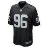 isaac rochell las vegas raiders nike team game jersey black clowdercats bjauc.jpg
