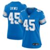 isaac ukwu detroit lions nike womens game jersey blue clowdercats qb4kr.jpg