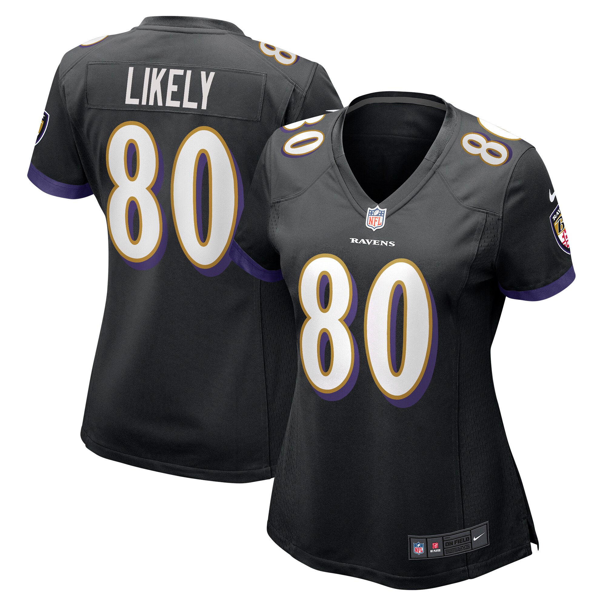 isaiah likely baltimore ravens nike womens alternate game jersey black clowdercats hul8r.jpg