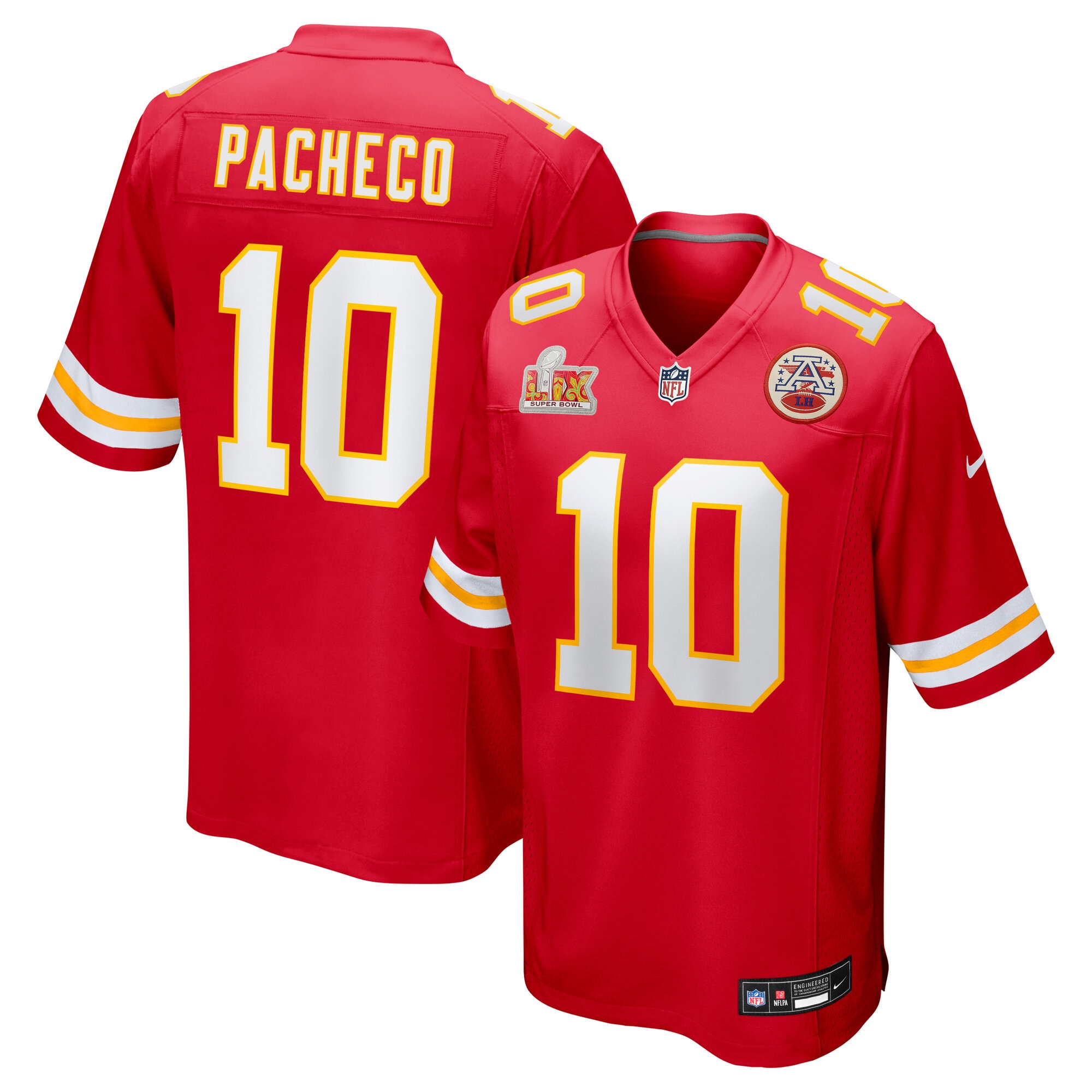 isiah pacheco kansas city chiefs nike super bowl lix game jersey red clowdercats zsvvz.jpg