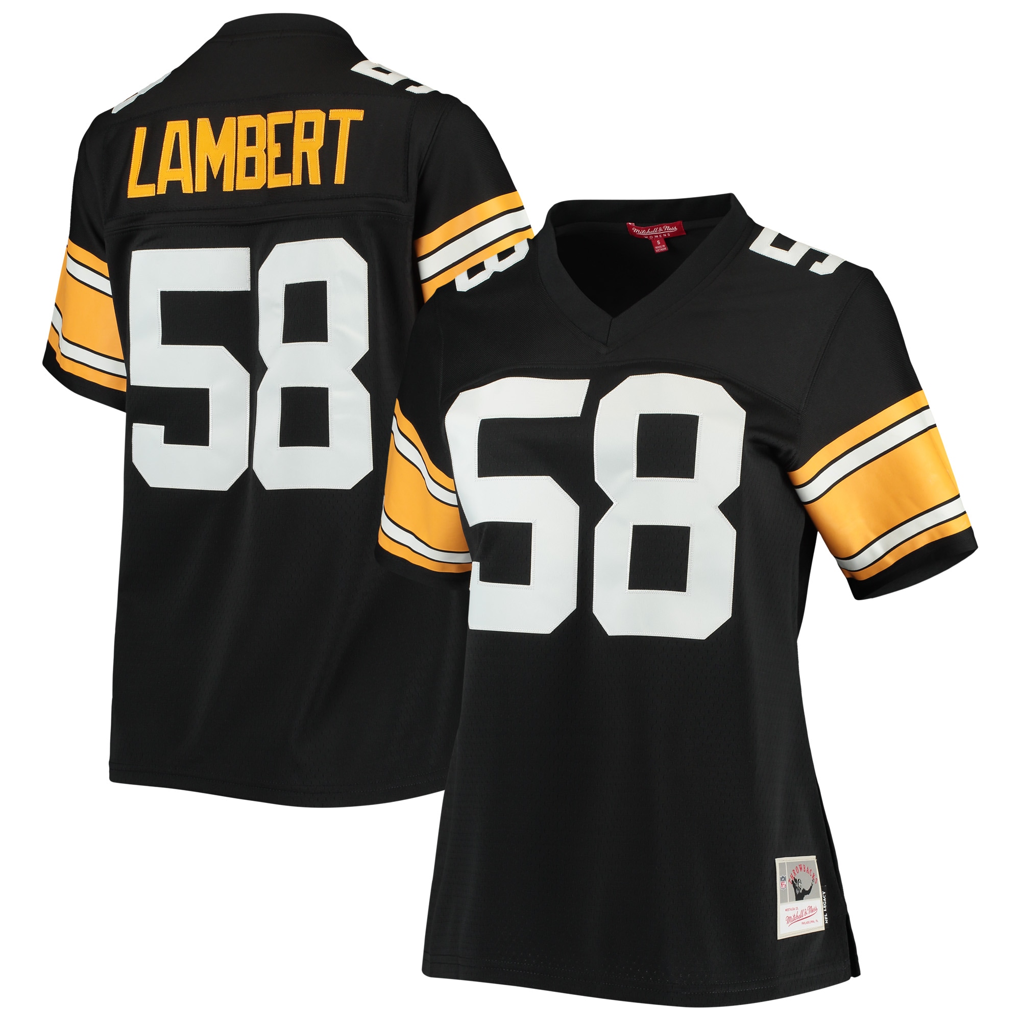 jack lambert pittsburgh steelers mitchell ness womens legacy replica player jersey black clowdercats bndlt.jpg