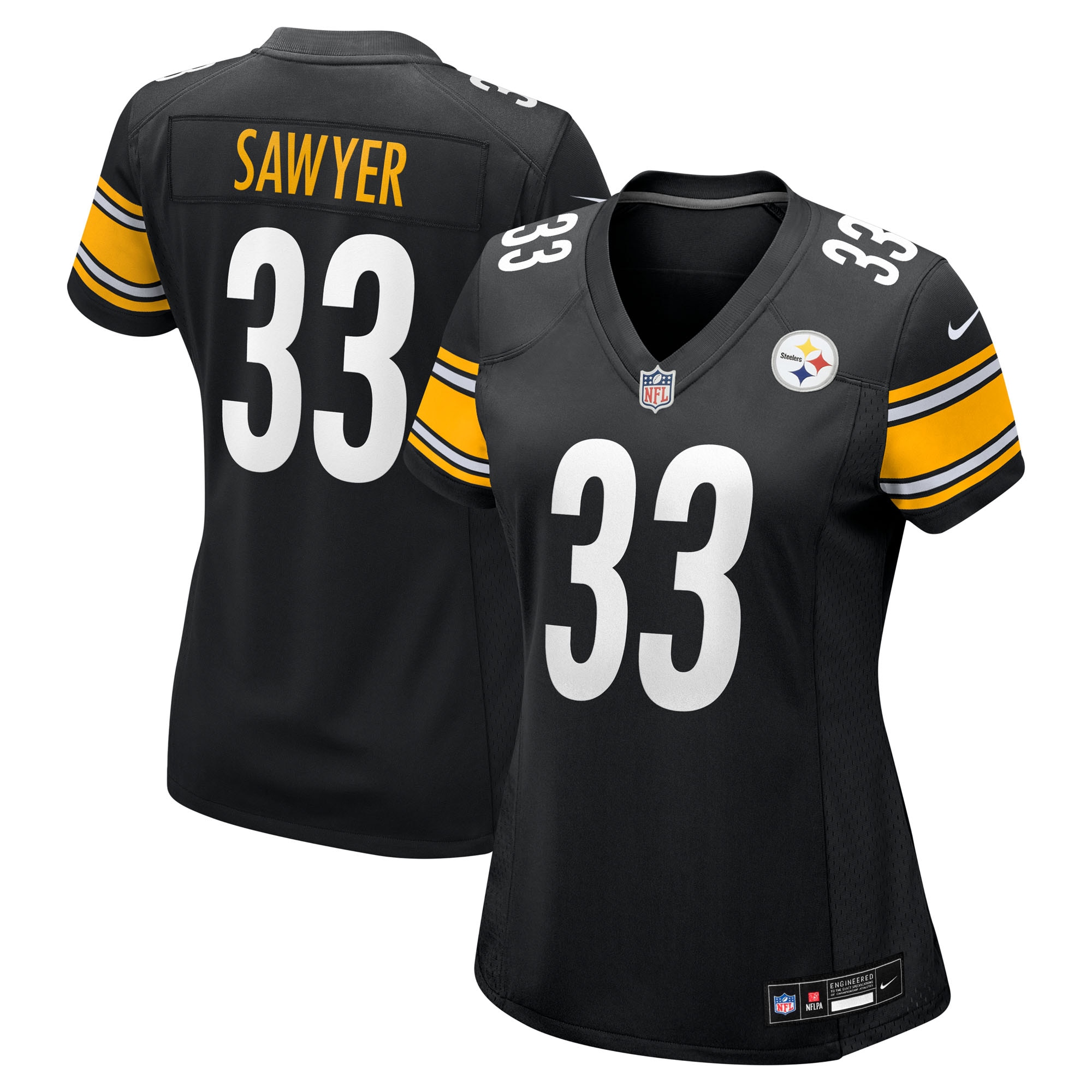 jack sawyer pittsburgh steelers nike womens team game jersey black clowdercats jqrr3.jpg