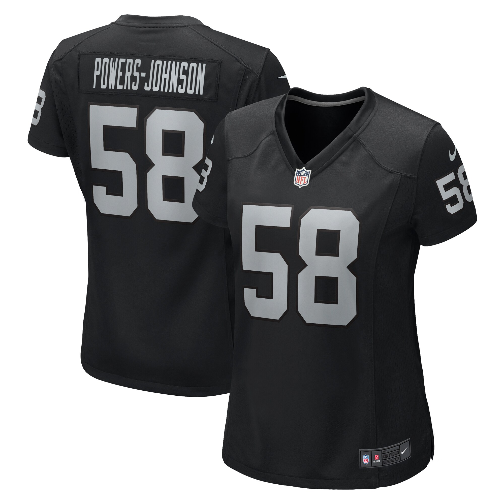 jackson powers johnson las vegas raiders nike womens game jersey black clowdercats me4hy.jpg