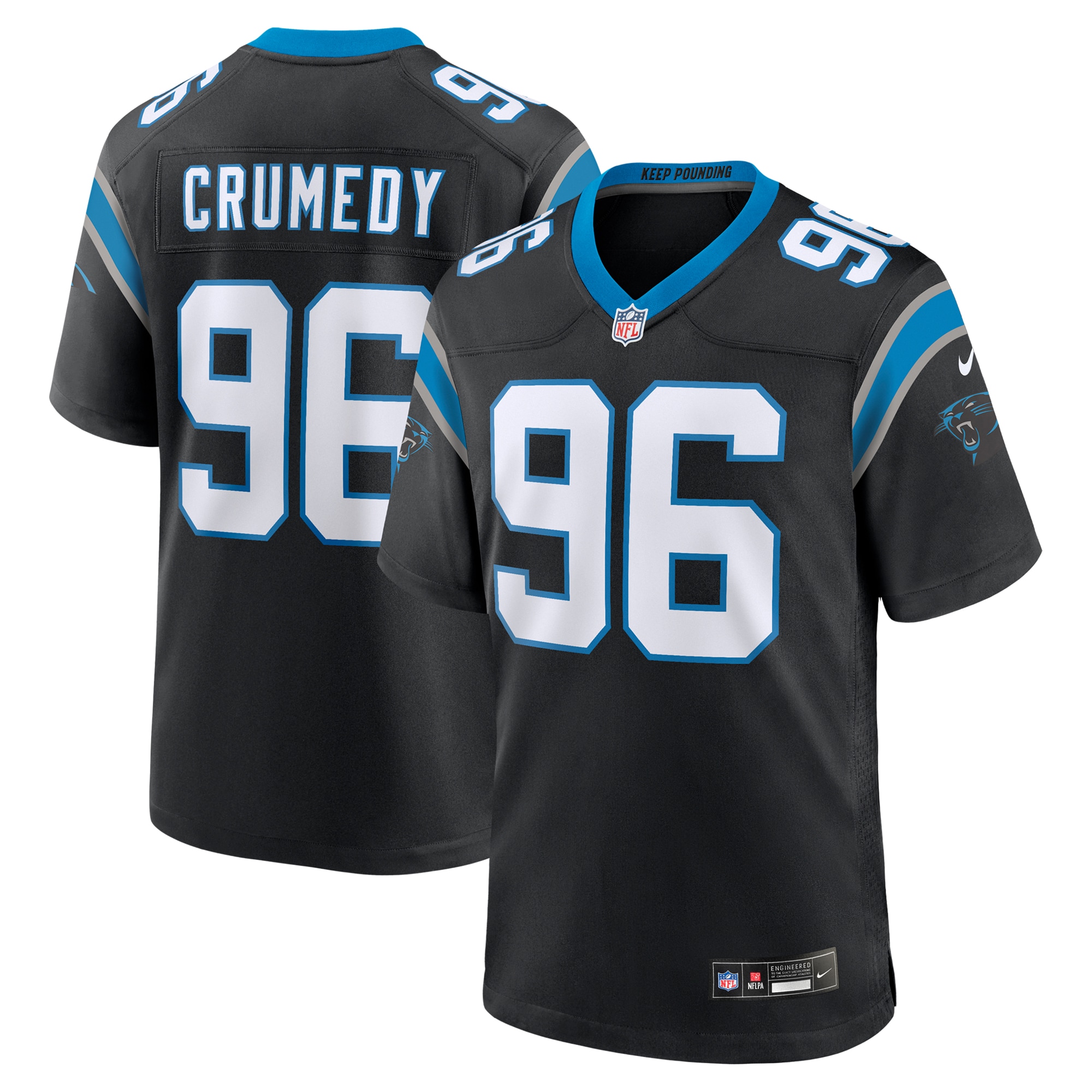 jaden crumedy carolina panthers nike game jersey black clowdercats 01j5x.jpg
