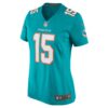 jaelan phillips miami dolphins nike womens game player jersey aqua clowdercats fpwqy.jpg