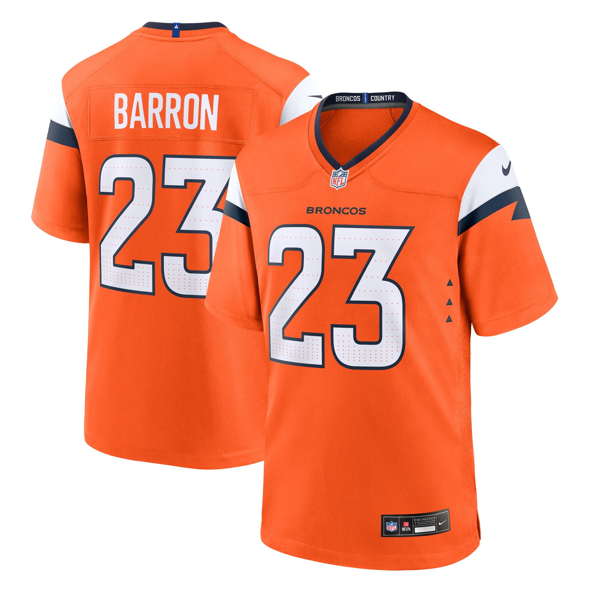 jahdae barron denver broncos nike team game jersey orange clowdercats fdlwv.jpg