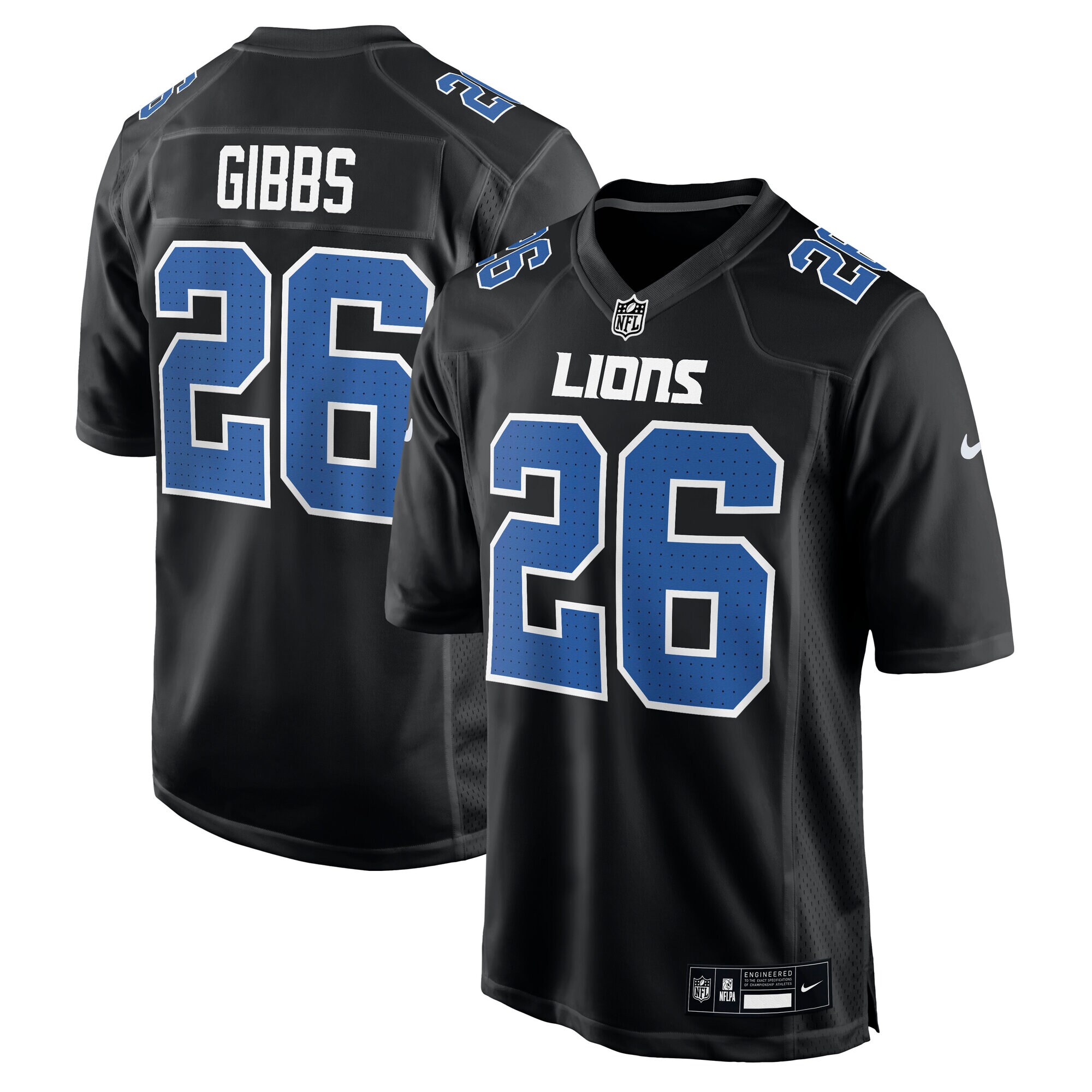 jahmyr gibbs detroit lions nike fashion jersey carbon black clowdercats wvhcd.jpg