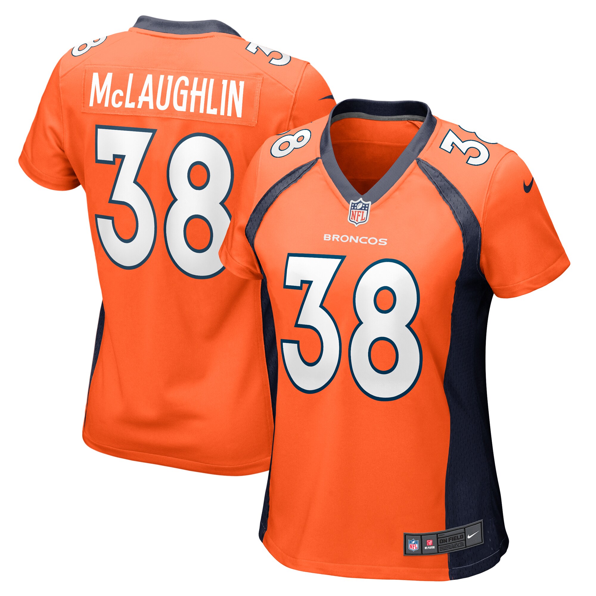 jaleel mclaughlin denver broncos nike womens game jersey orange clowdercats isfjt.jpg