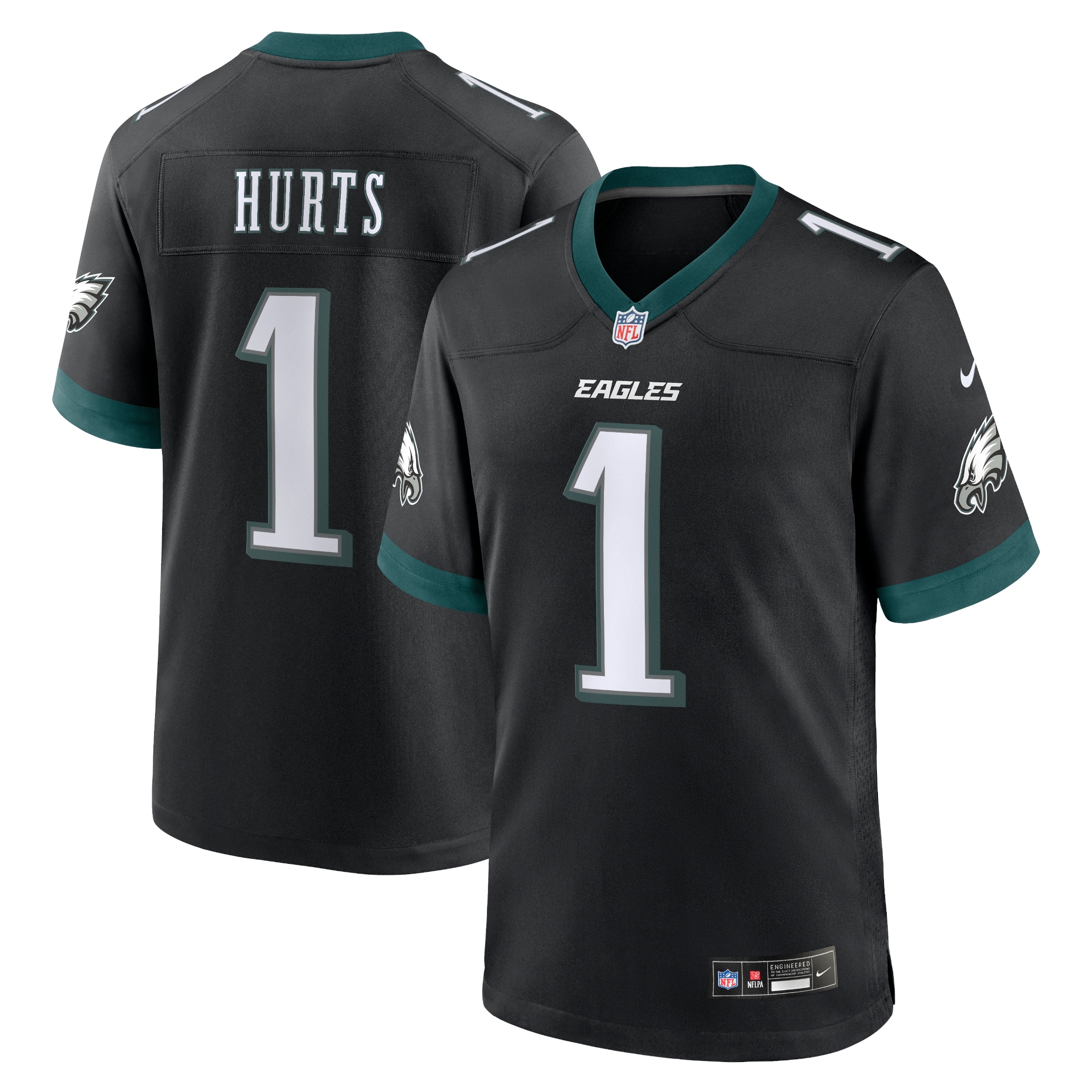 jalen hurts philadelphia eagles nike alternate game jersey black clowdercats vvge6.jpg