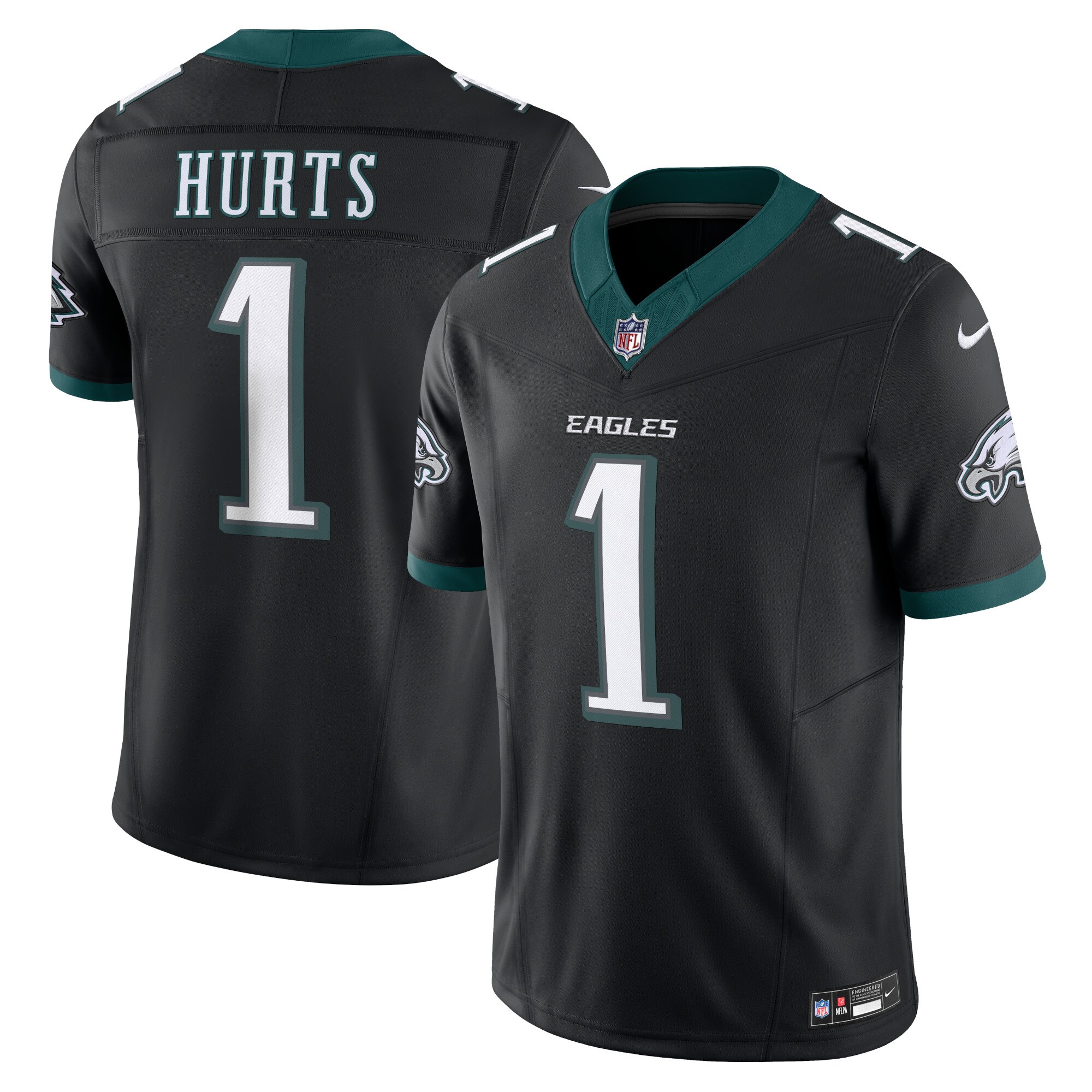 jalen hurts philadelphia eagles nike alternate vapor fuse limited jersey black clowdercats hwcio.jpg