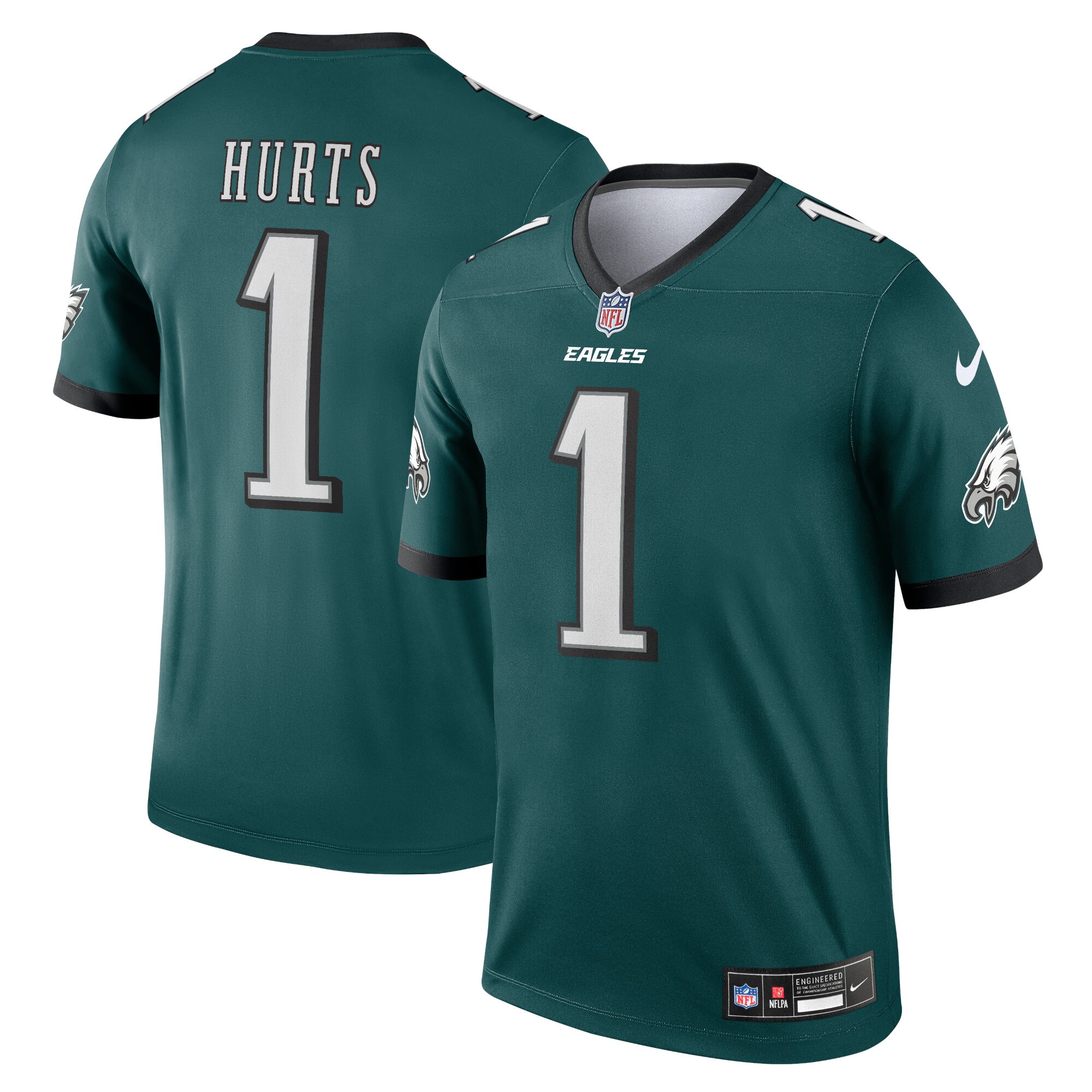 jalen hurts philadelphia eagles nike legend player performance top green clowdercats mmsts.jpg