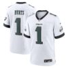 jalen hurts philadelphia eagles nike white game jersey white clowdercats qhhq1.jpg
