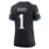 jalen hurts philadelphia eagles nike womens alternate game jersey black clowdercats hprjq.jpg