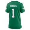 jalen hurts philadelphia eagles nike womens game player jersey kelly green clowdercats ht35h.jpg