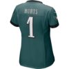 jalen hurts philadelphia eagles nike womens team game jersey midnight green clowdercats lepwh.jpg