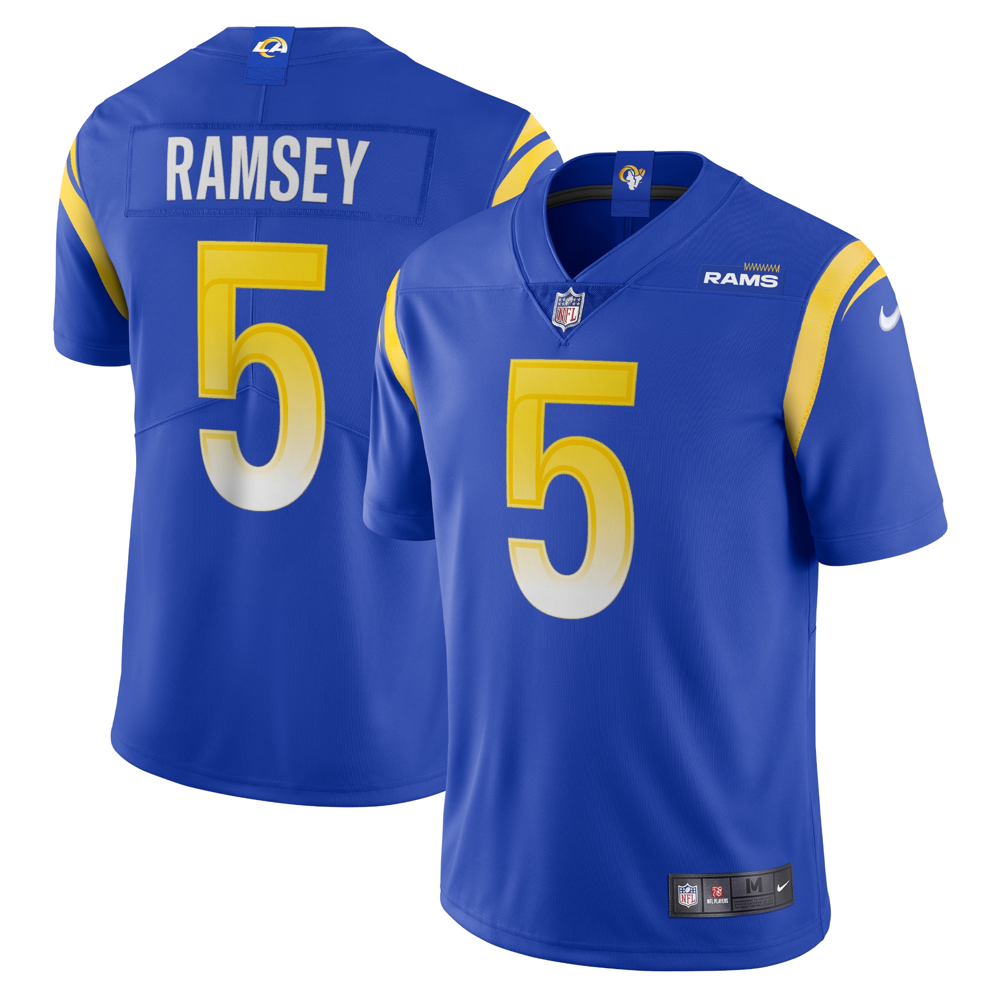 jalen ramsey los angeles rams nike team vapor limited jersey royal clowdercats eqtga.jpg