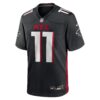 jalon walker atlanta falcons nike 2025 nfl draft first round pick game jersey black clowdercats zdodm.jpg