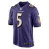 jalyn armour davis baltimore ravens nike game player jersey purple clowdercats 3todt.jpg