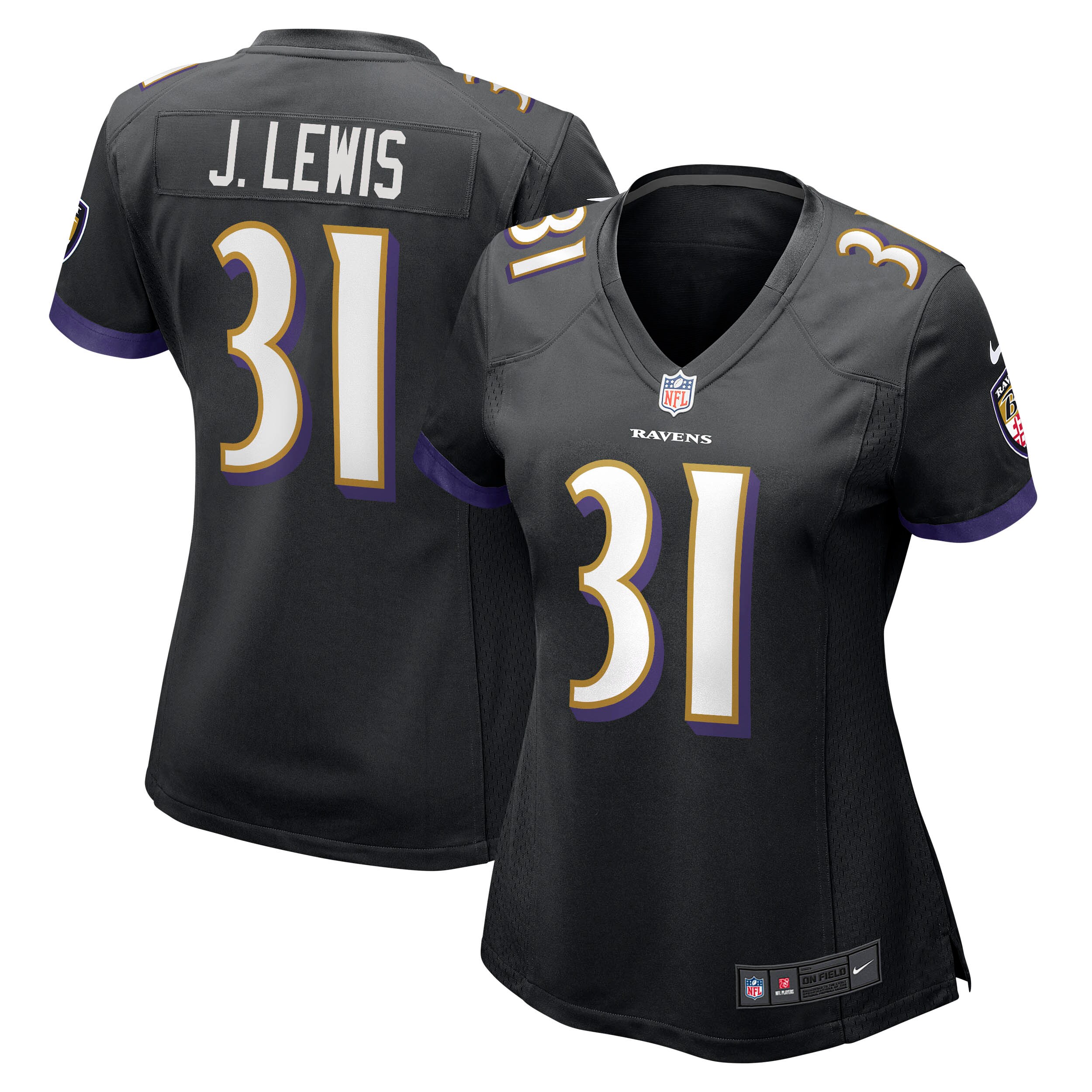 jamal lewis baltimore ravens nike womens retired player jersey black clowdercats zigtl.jpg