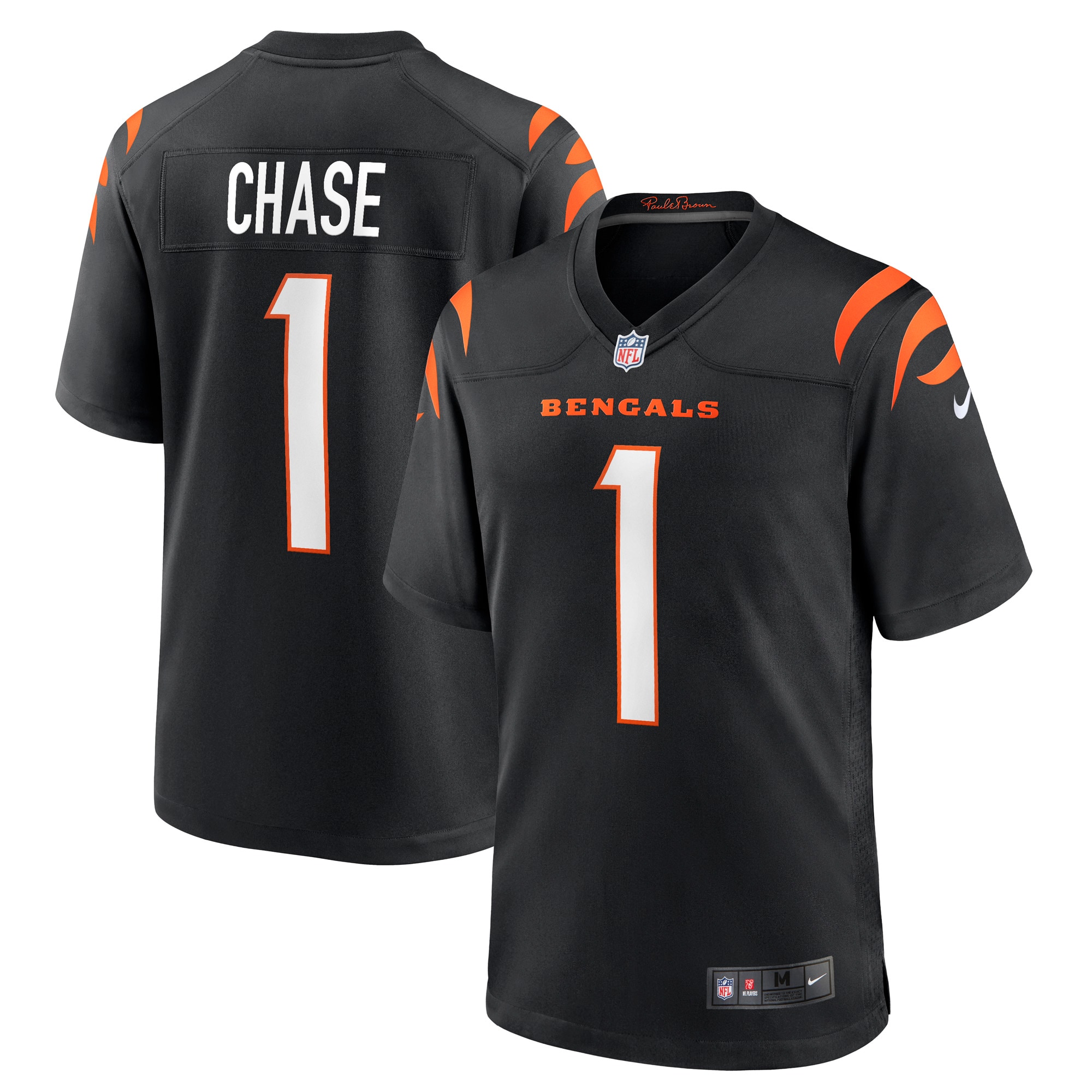 jamarr chase cincinnati bengals nike game jersey black clowdercats i5tz9.jpg