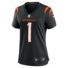 jamarr chase cincinnati bengals nike womens game jersey black clowdercats oosbn.jpg