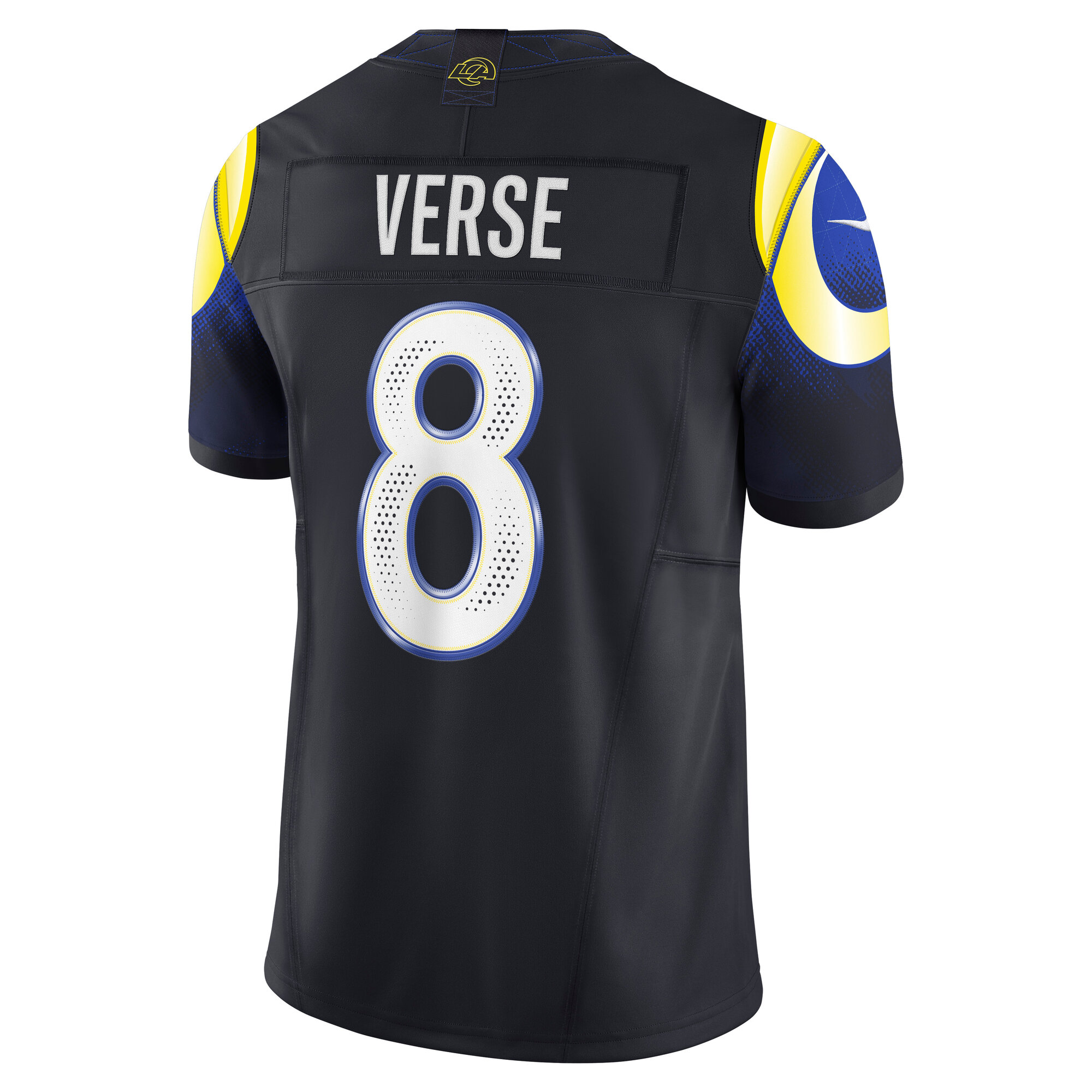 jared verse los angeles rams nike 2025 rivalries collection limited jersey midnight blue clowdercats enejs.jpg