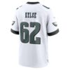 jason kelce philadelphia eagles nike white game jersey white clowdercats gcsvz.jpg