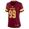 javon kinlaw washington commanders nike womens team game jersey burgundy clowdercats glypi.jpg