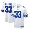 javonte williams dallas cowboys nike game jersey white clowdercats gijik.jpg