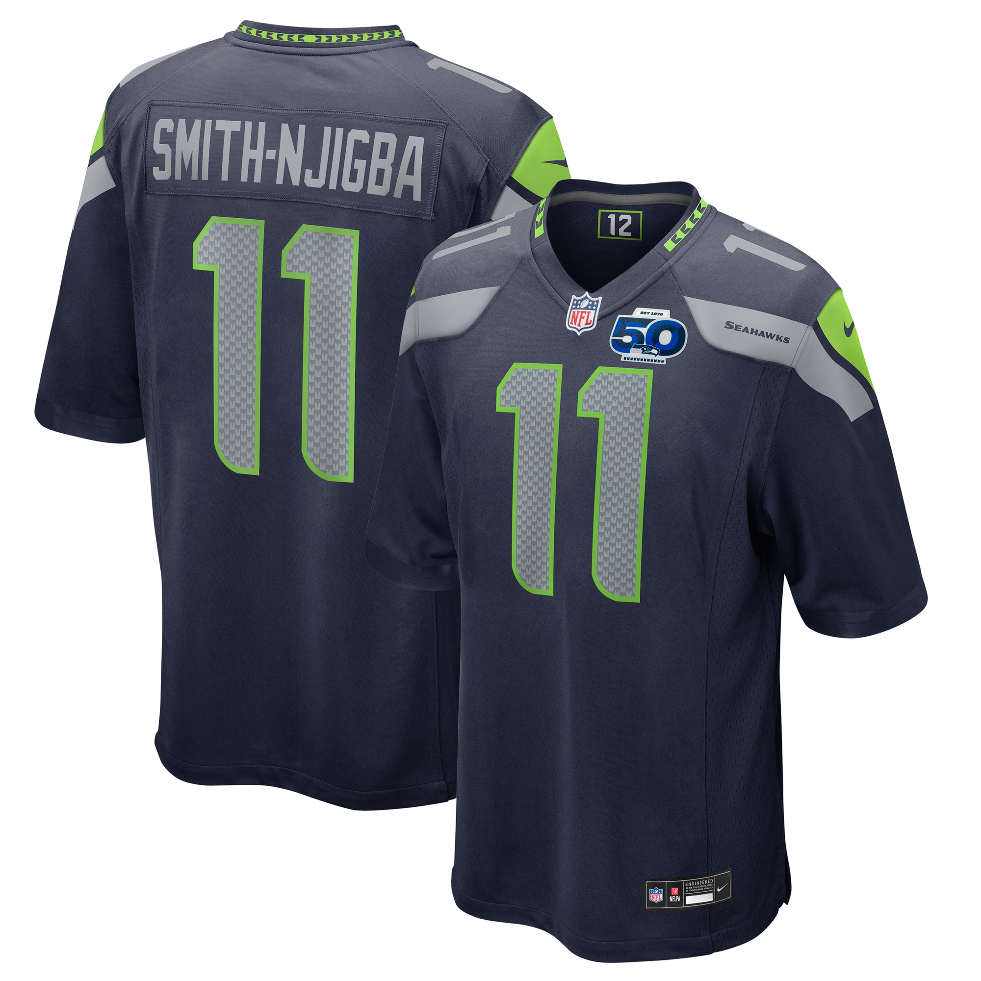 jaxon smith njigba seattle seahawks nike team 50th season game jersey college navy clowdercats twwzj.jpg