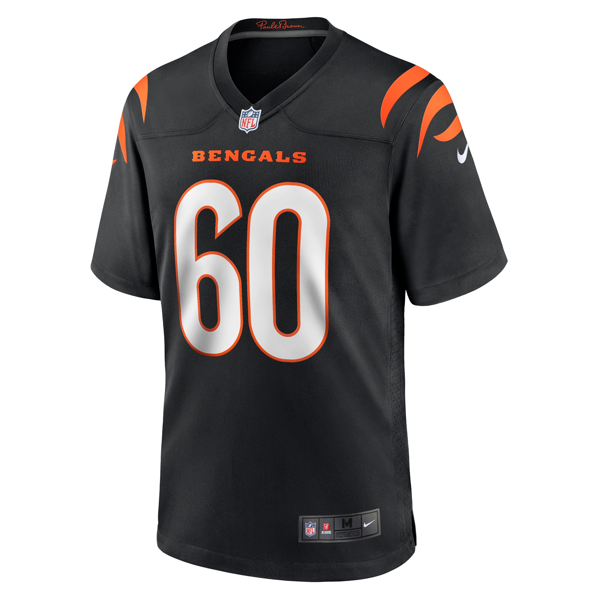 jaxson kirkland cincinnati bengals nike team game jersey black clowdercats dy9e7.jpg