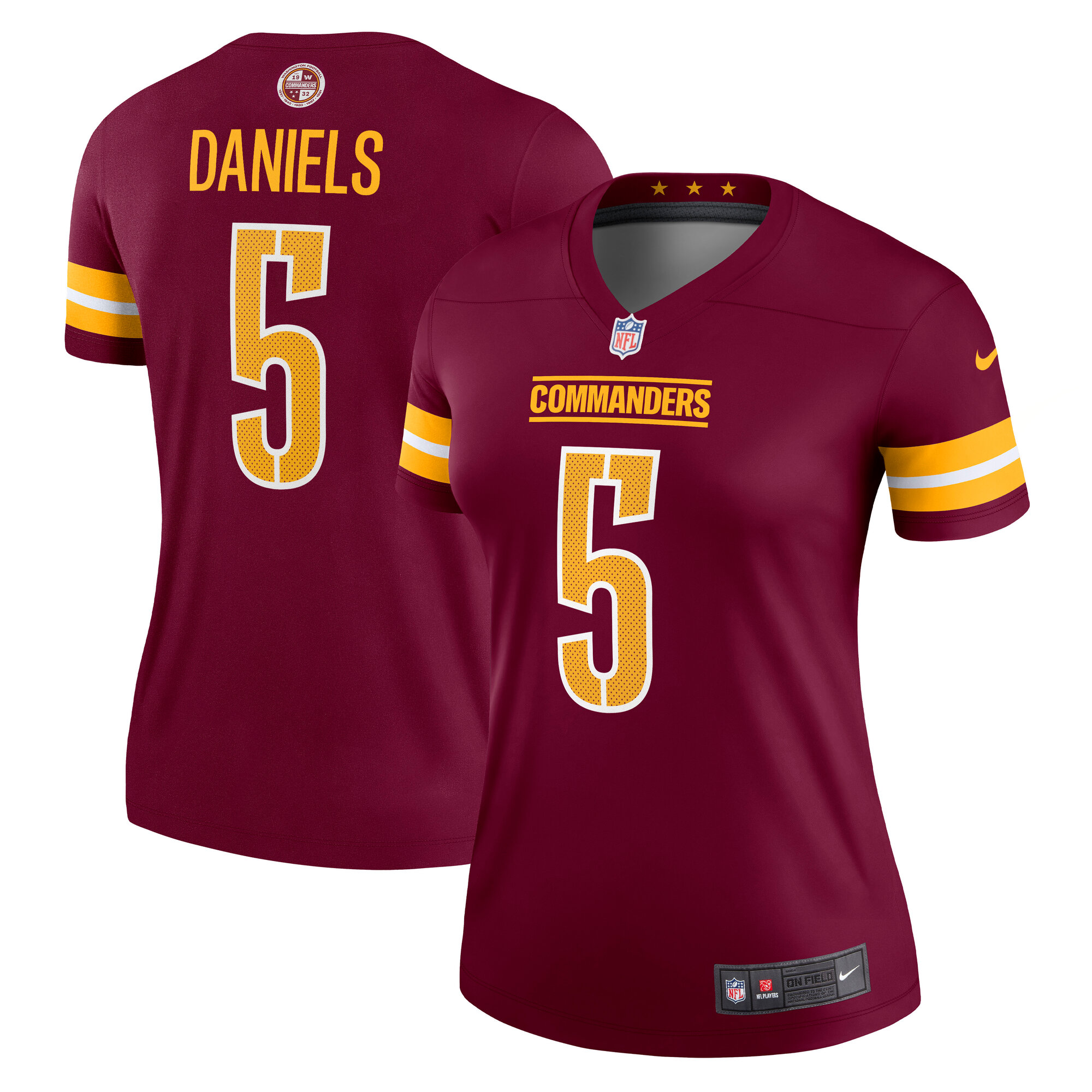 jayden daniels washington commanders nike womens legend player performance top burgundy clowdercats u0voj.jpg