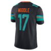 jaylen waddle miami dolphins nike 2025 rivalries collection limited jersey pitch blue clowdercats hjxkk.jpg