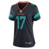 jaylen waddle miami dolphins nike womens 2025 rivalries collection game jersey pitch blue clowdercats rjgcw.jpg