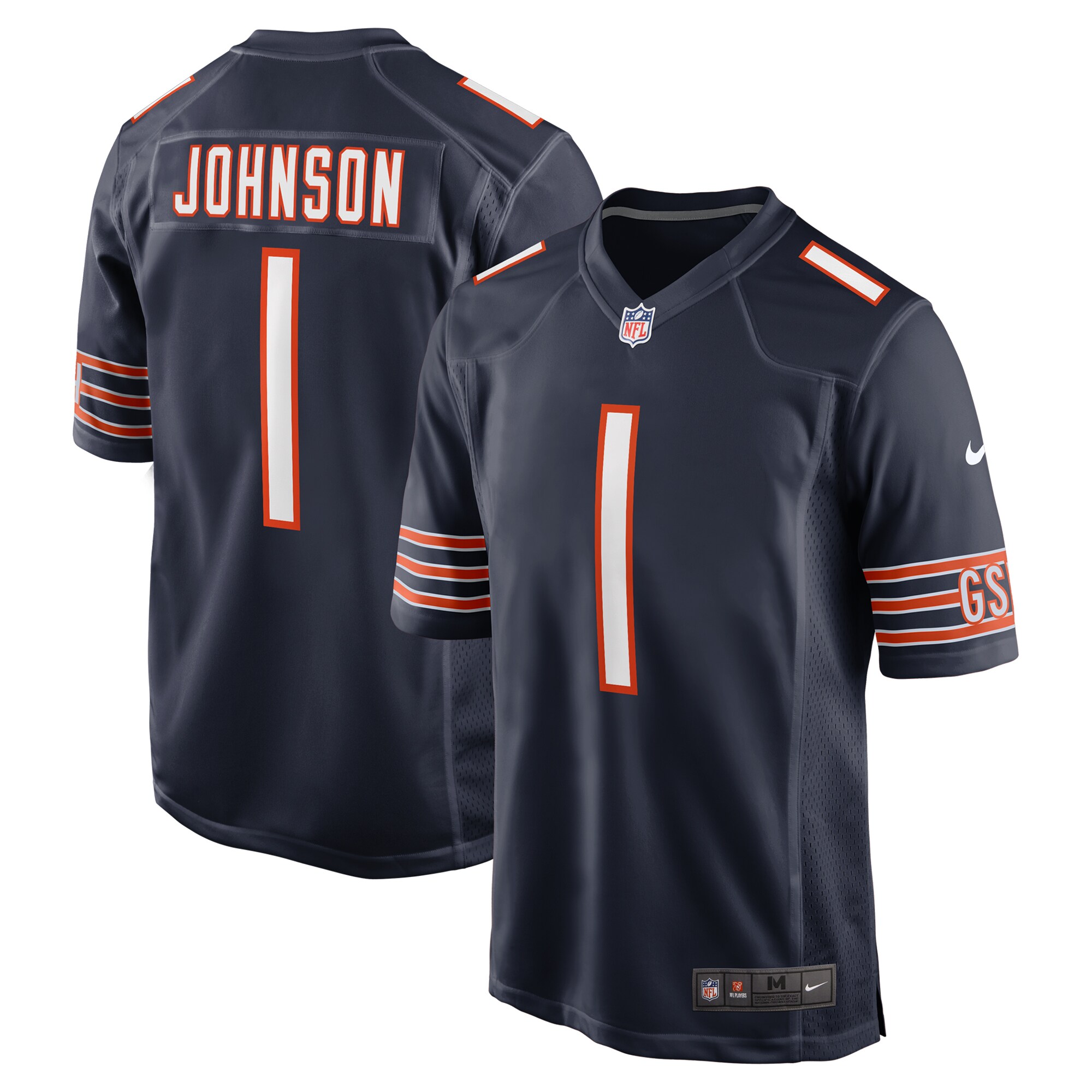 jaylon johnson chicago bears nike game jersey navy clowdercats tauzv.jpg