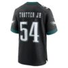 jeremiah trotter jr philadelphia eagles nike alternate game jersey black clowdercats brrgk.jpg