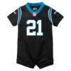 jeremy chinn carolina panthers nike newborn romper game jersey black clowdercats wp6vr.jpg