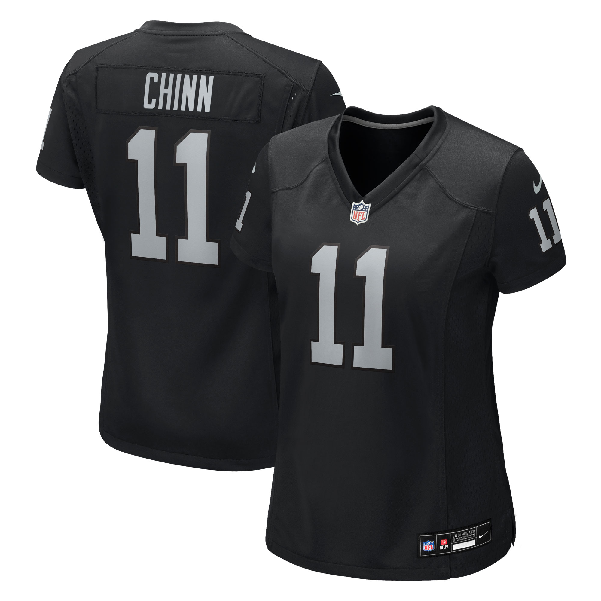 jeremy chinn las vegas raiders nike womens team game jersey black clowdercats rxvxk.jpg