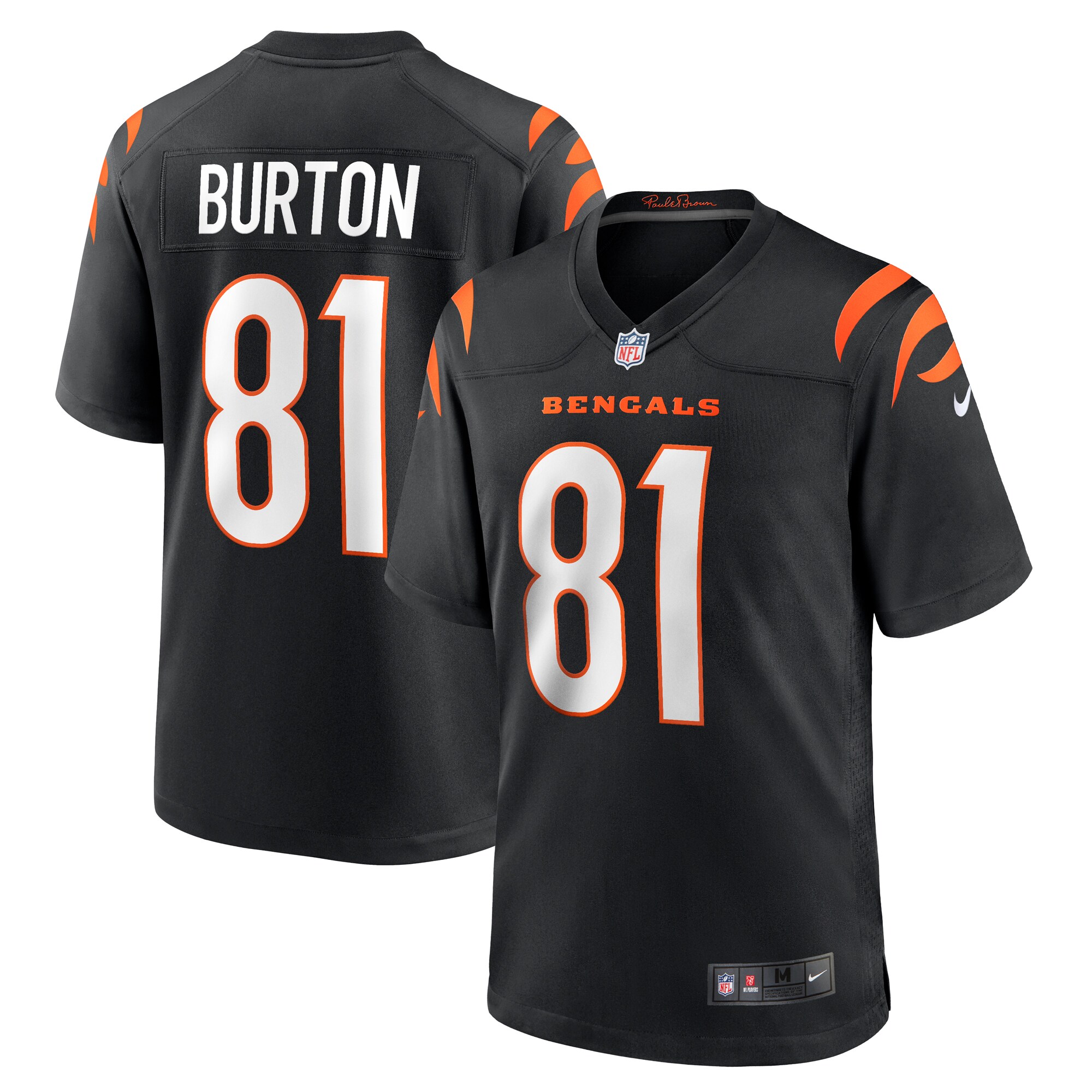 jermaine burton cincinnati bengals nike game jersey black clowdercats jq1qh.jpg