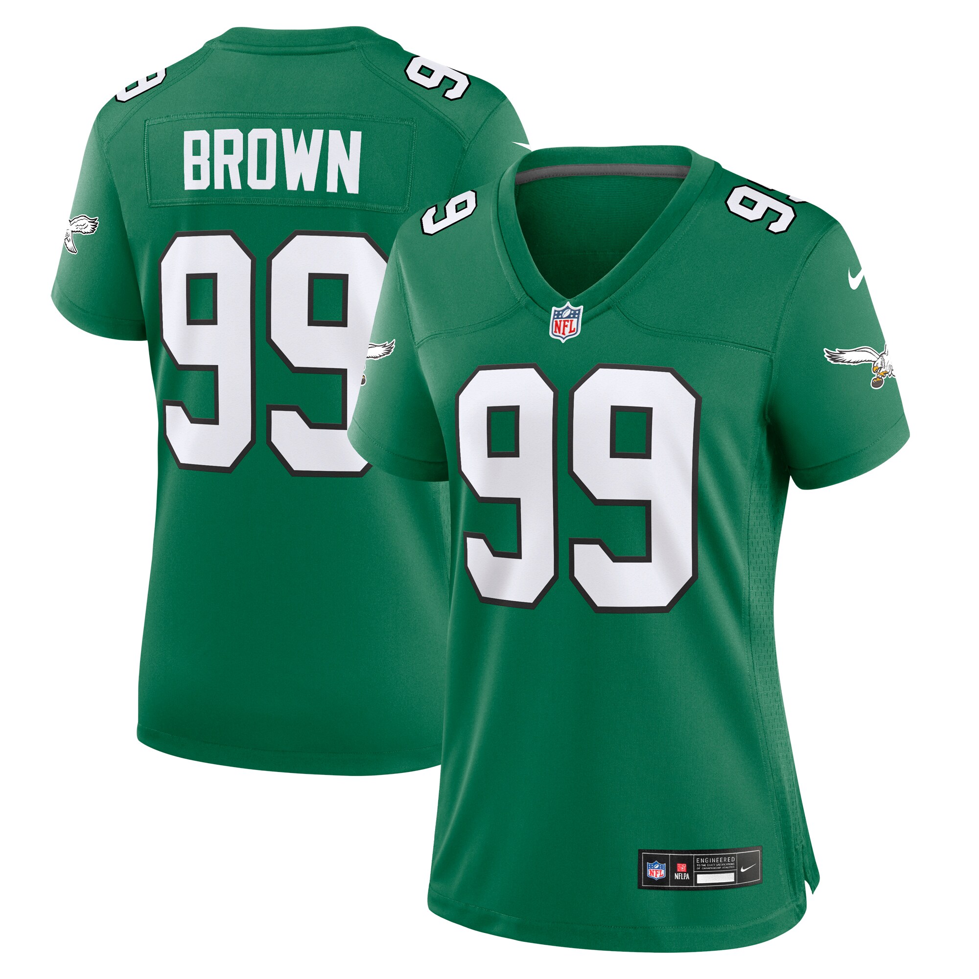 jerome brown philadelphia eagles nike womens alternate game jersey kelly green clowdercats 7ksru.jpg