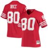 jerry rice san francisco 49ers mitchell ness womens 1990 legacy replica jersey scarlet clowdercats jxmww.jpg