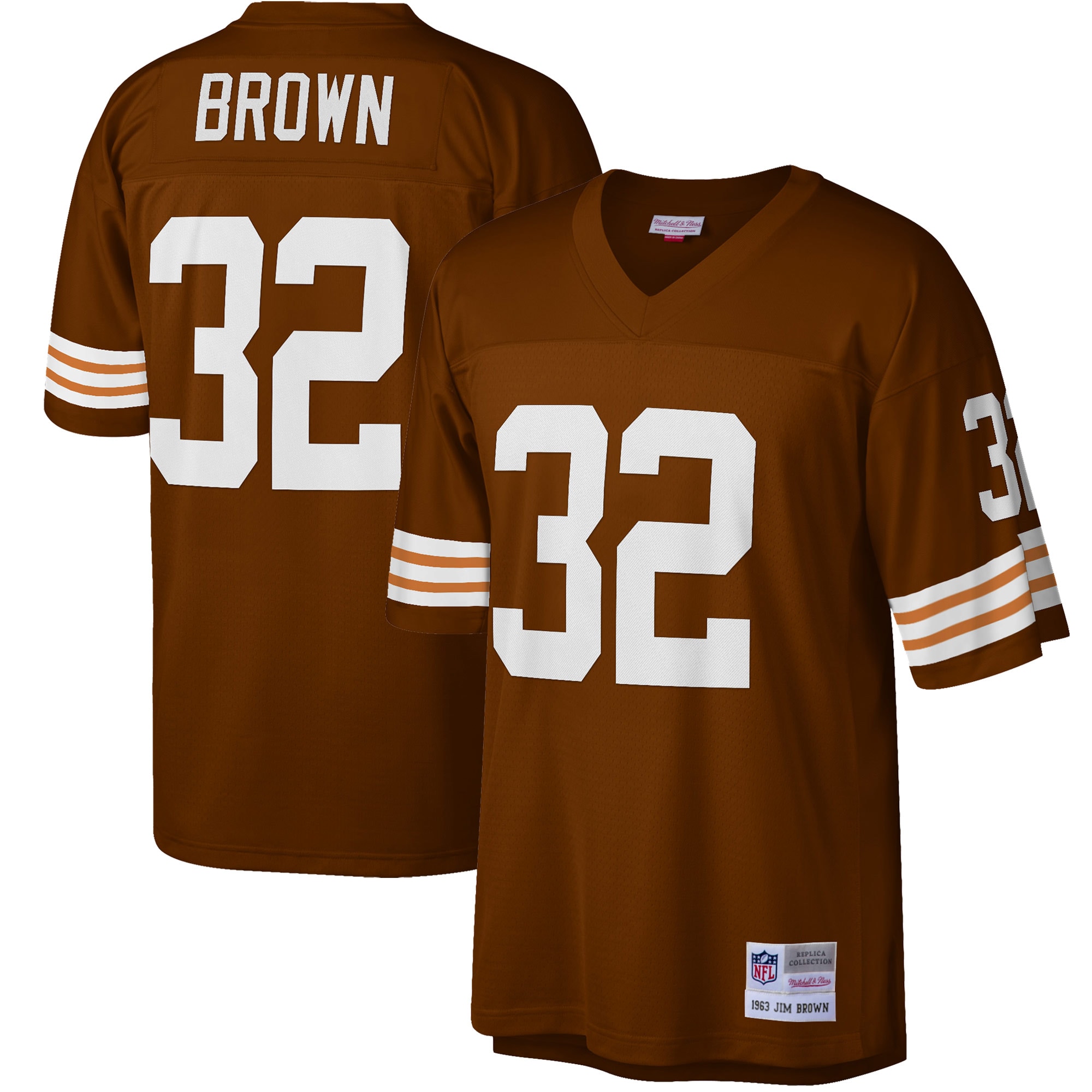 jim brown cleveland browns mitchell ness big tall 1963 retired player replica jersey brown clowdercats hpfjk.jpg