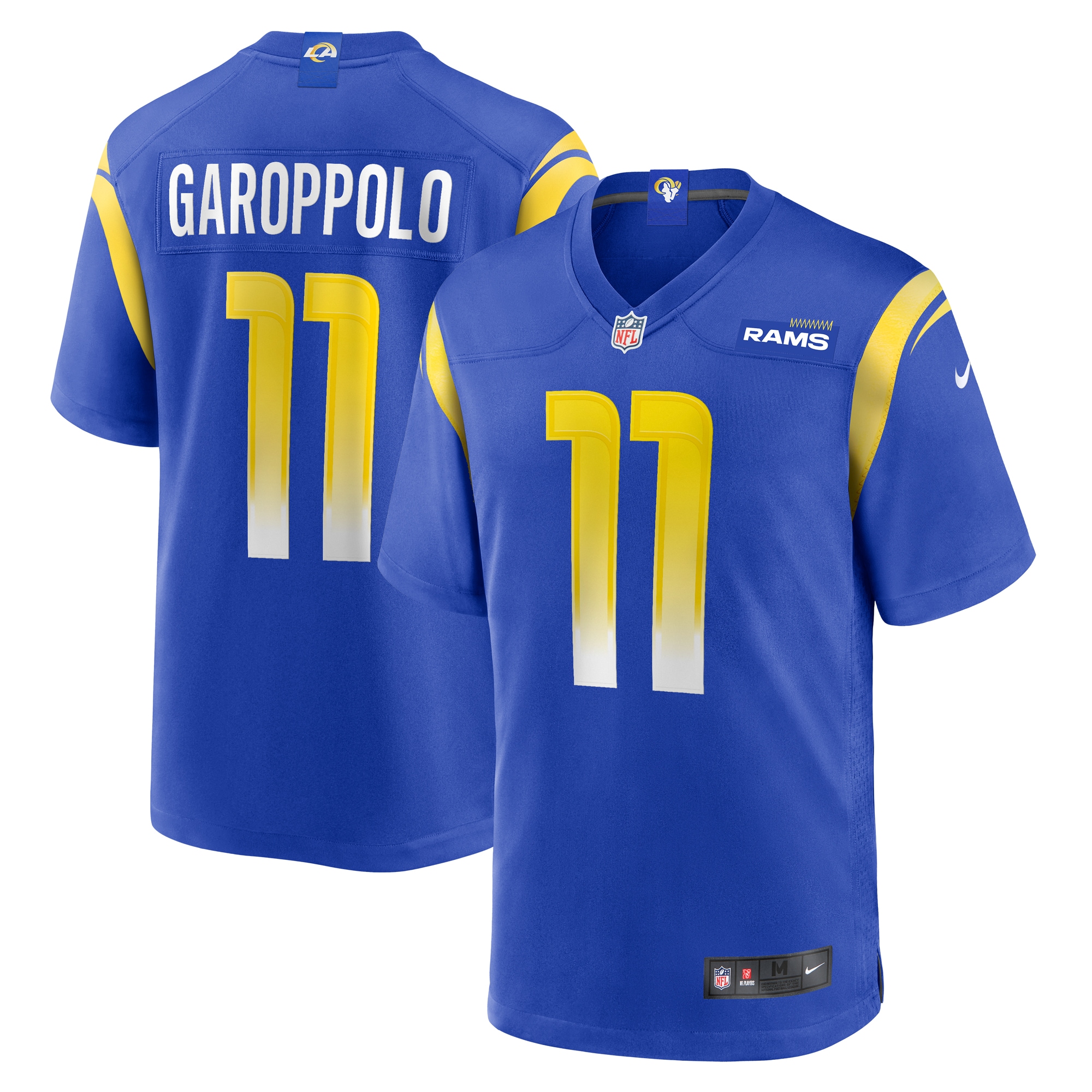 jimmy garoppolo los angeles rams nike game jersey royal clowdercats ocwbb.jpg
