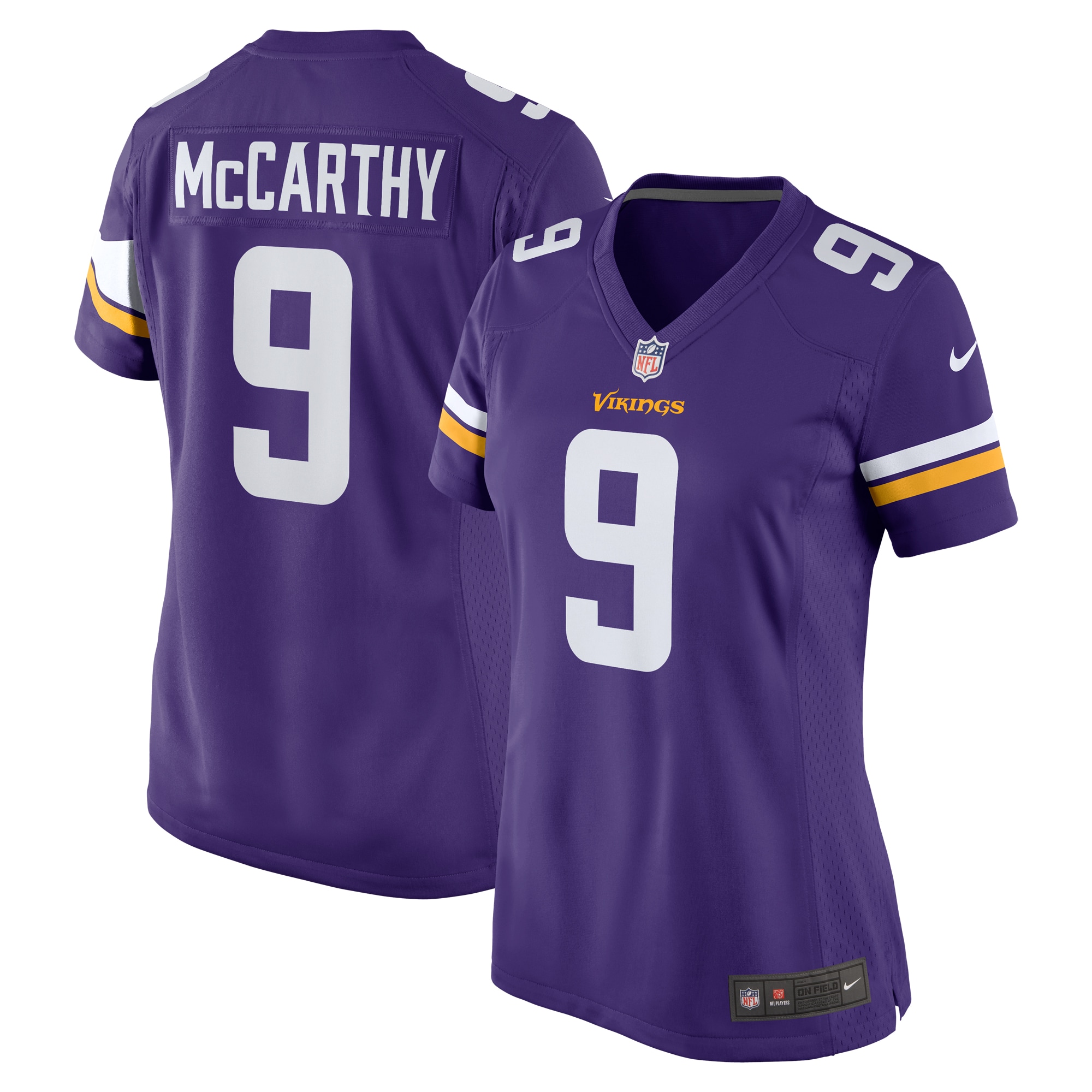 jj mccarthy minnesota vikings nike womens player game jersey purple clowdercats f366c.jpg