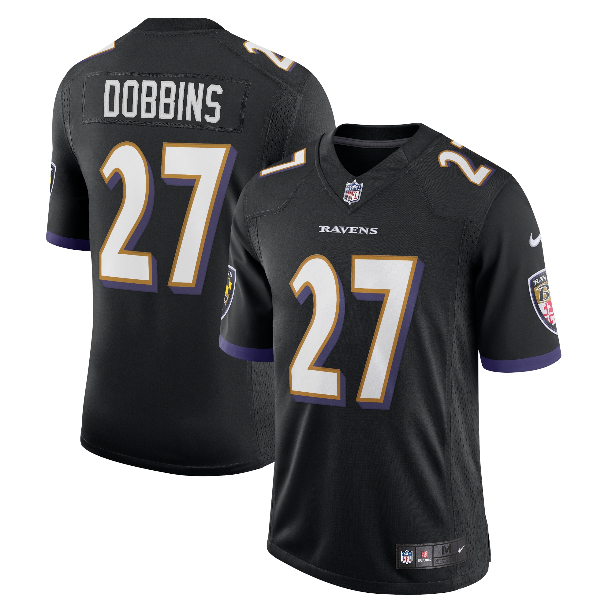 jk dobbins baltimore ravens nike vapor limited jersey black clowdercats gjurx.jpg