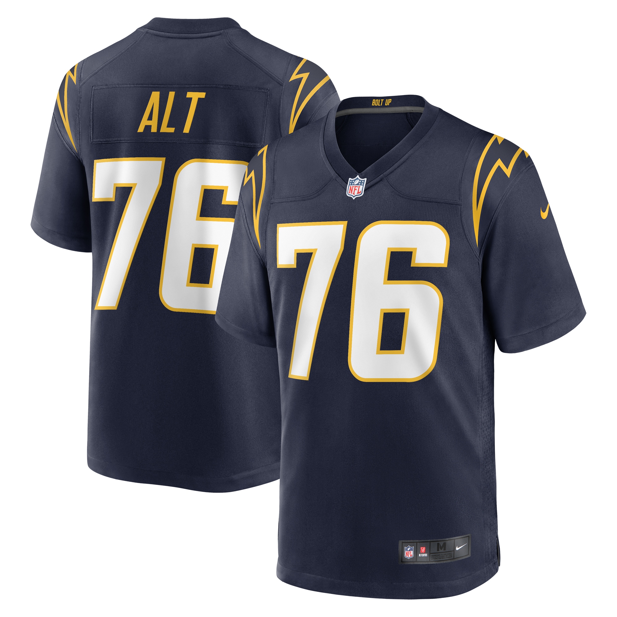 joe alt los angeles chargers nike player game jersey navy clowdercats n9tlj.jpg