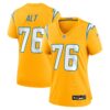 joe alt los angeles chargers nike womens alternate charger power game jersey gold clowdercats zbf8j.jpg