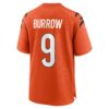joe burrow cincinnati bengals nike alternate game jersey orange clowdercats w6tyu.jpg